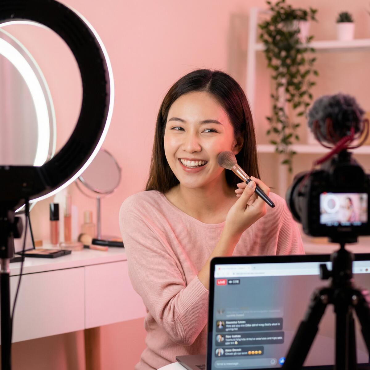 17c一起草美妆视频教程